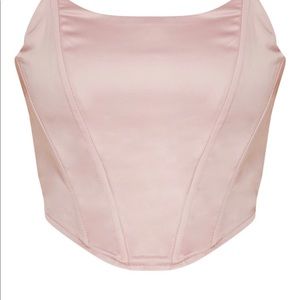 BRAND NEW Baby pink corset top